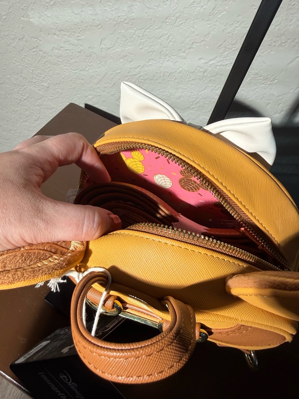 Loungefly Disney Concha Pan Dulce Convertible Mini Backpack - $59.90 - Picture 8 of 10